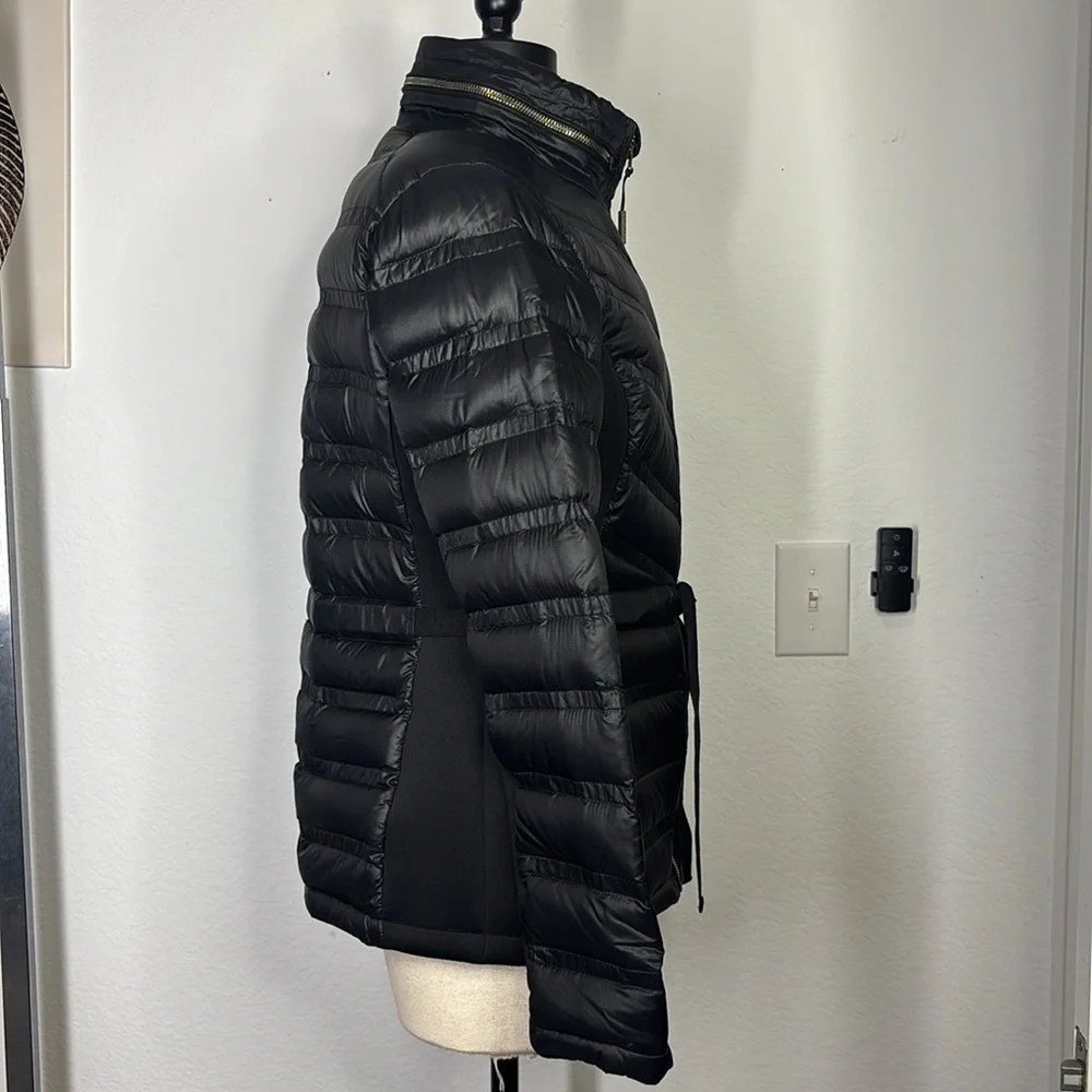 Michael Kors chevron quilted packable puffer  jacket size small